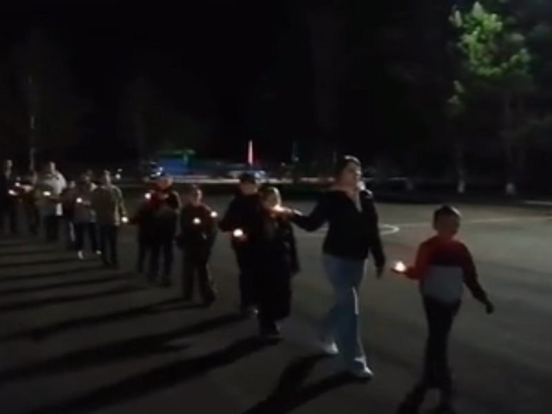 Свеча памяти.